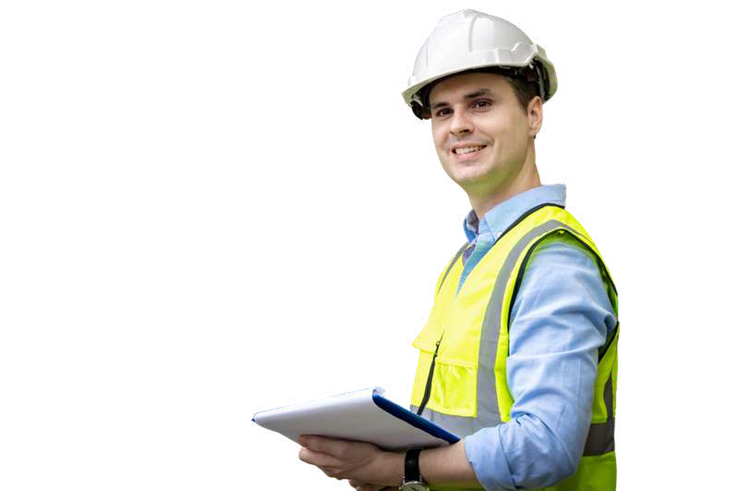 Ingeniero de AFG Security en campo