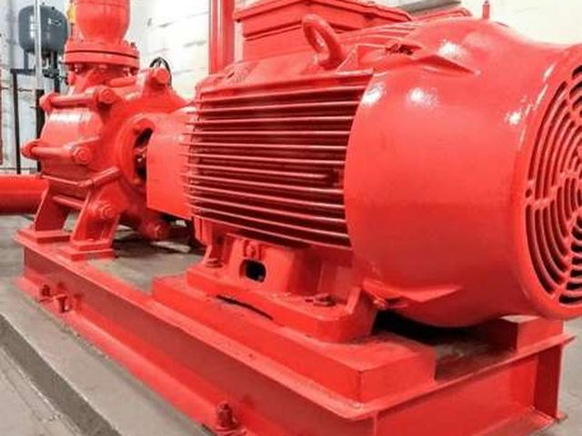 Electrobomba contra incendios instalada por AFG Security