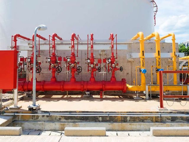 Vista general de proyecto de ingeniería contra incendios AFG Security