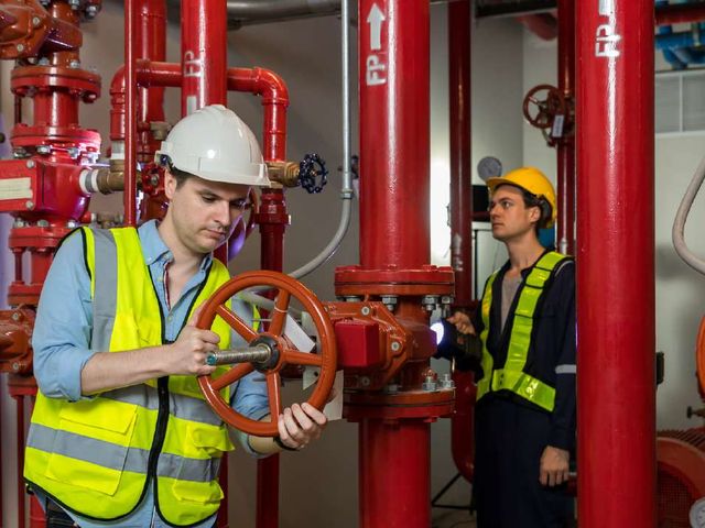 Técnico de AFG Security realizando mantenimiento en campo