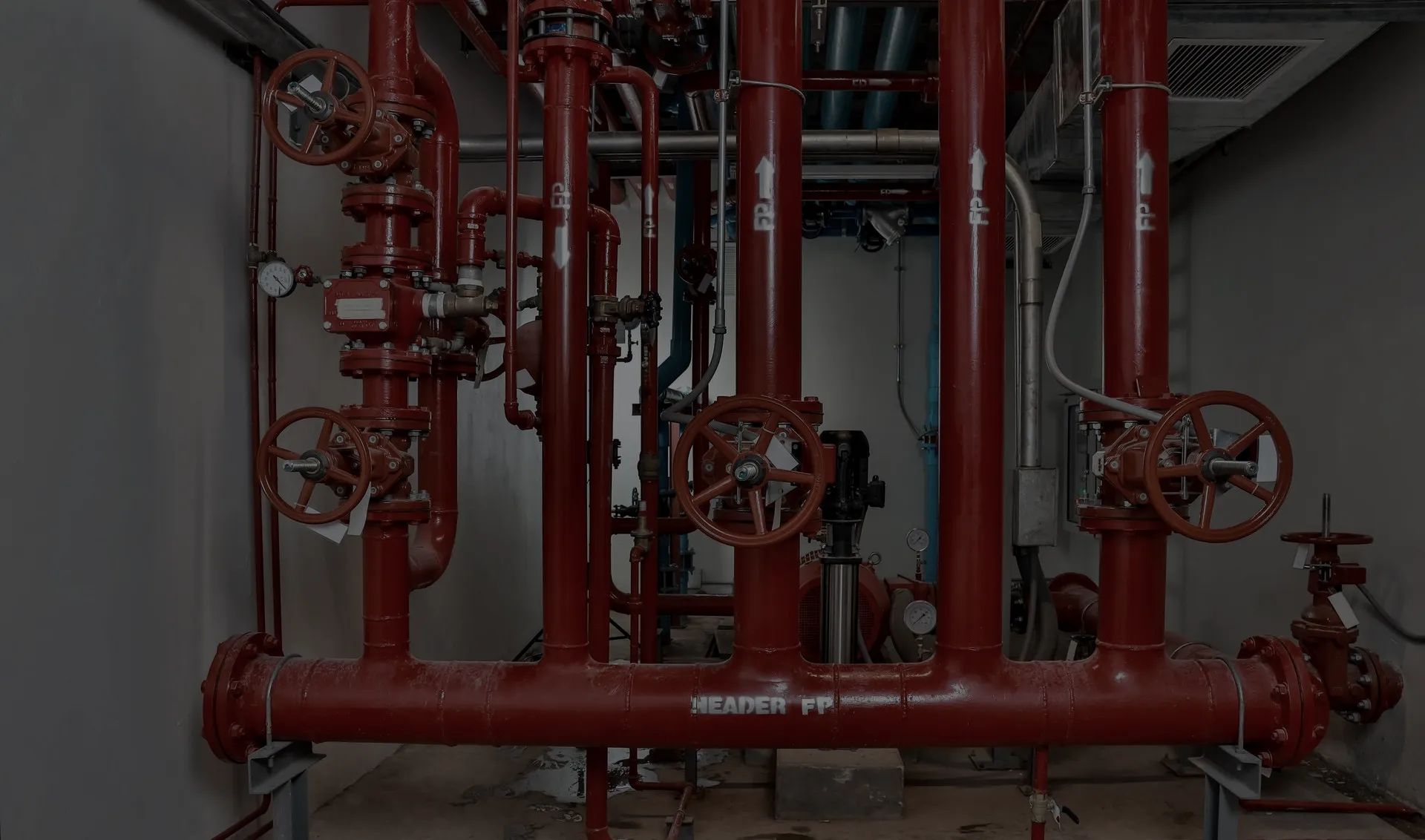 Instalación real de red de agua contra incendios AFG Security